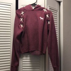 Victoria’s Secret crop hoodie